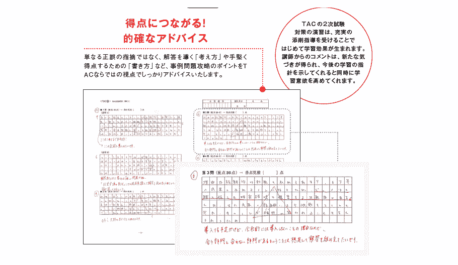 TAC添削指導